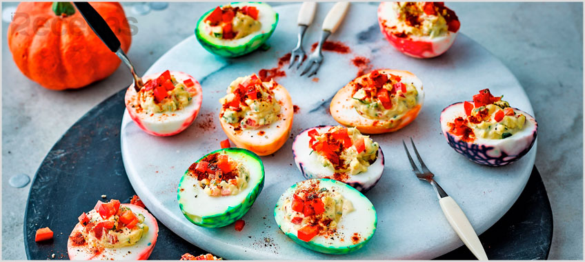 Huevos Diabólicos de Halloween